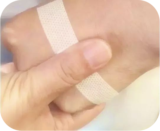 拔针后按压您按对了的吗