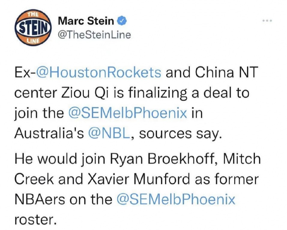 cba 这次没得黑，选择加入NBL说明周琦还是一个有心气的球员！