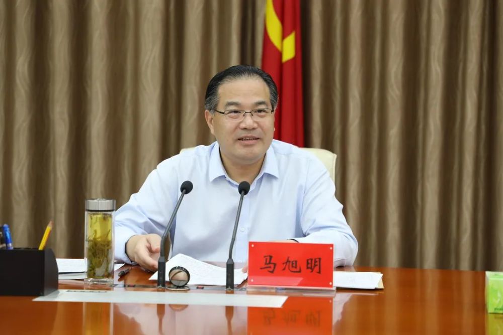 马旭明从党的百年历程中汲取力量高质量高标准做好各项工作