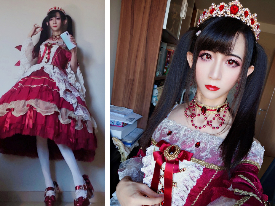 人间第一直男lo汉!小哥哥花35万买洛丽塔,每天穿小裙子上班_腾讯新闻