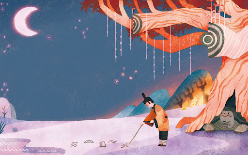 仓颉造字后天雨粟鬼夜哭