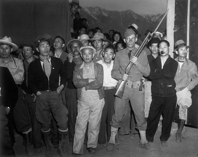 日裔美国人集中营图片