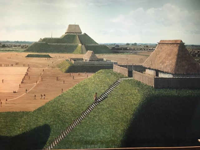 卡霍基亚土丘历史遗址位于美国伊利诺伊州附近,是曾经居住在这里的古