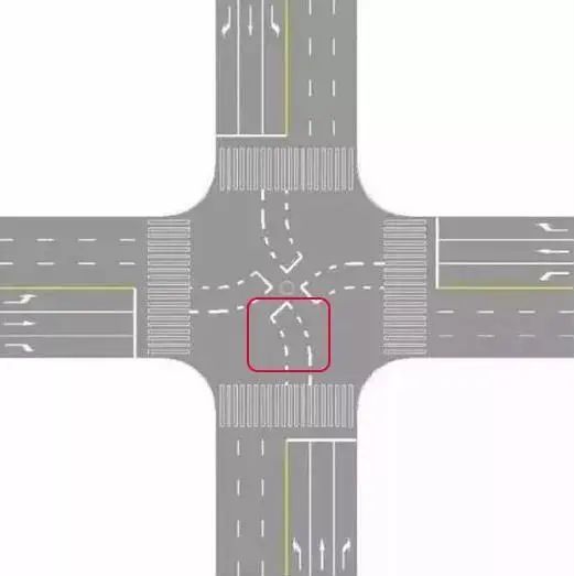 注意,此处的左转待转区已启用,仍有很多人会被扣分!你能走对吗?