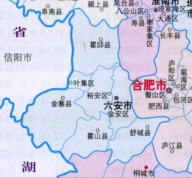六安各区县人口一览裕安区9233万金寨县4965万