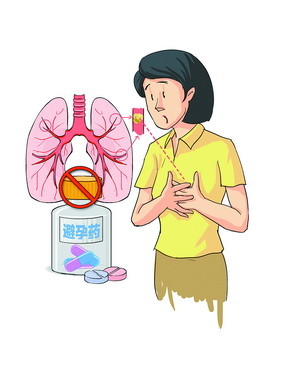 自行服用避孕药,女子突发肺栓塞呼吸困难