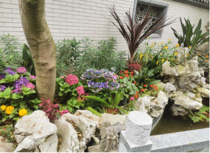 在武汉庭院花园设计施工中常用的绿植搭配有哪些
