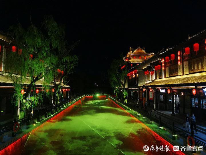 莒县古城夜景图片图片