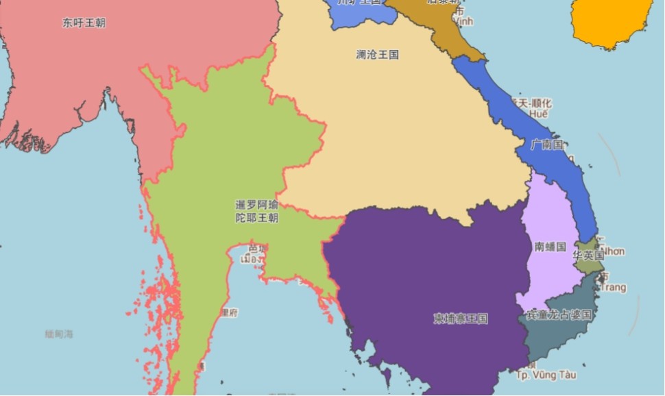 简述67泰史洛韦陷落67柬67埔寨成为暹罗附庸