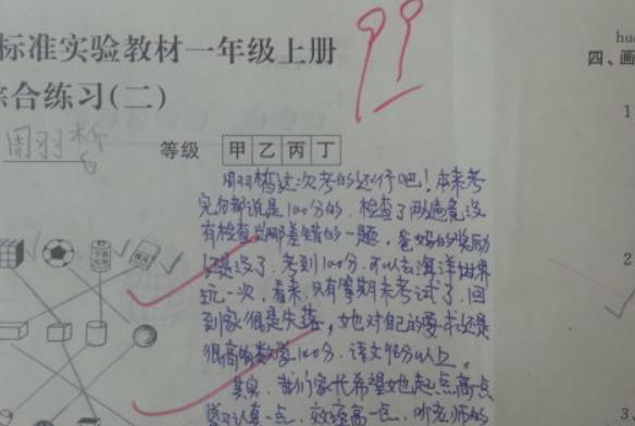 學生試卷家長