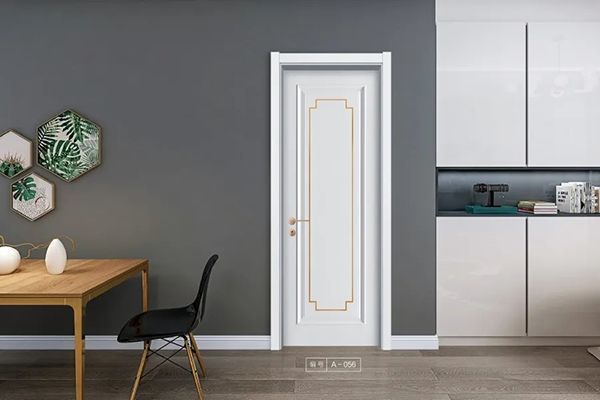 精致的美学流畅的金属装饰线条在木门中得以完美呈现