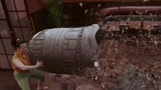 画面中,狮吼功犹如迅雷疾泻声闻数里,具有震慑人心的威力.