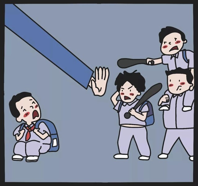 漫画开学啦宝鸡检察送给家长和学生一份安全手册请收好