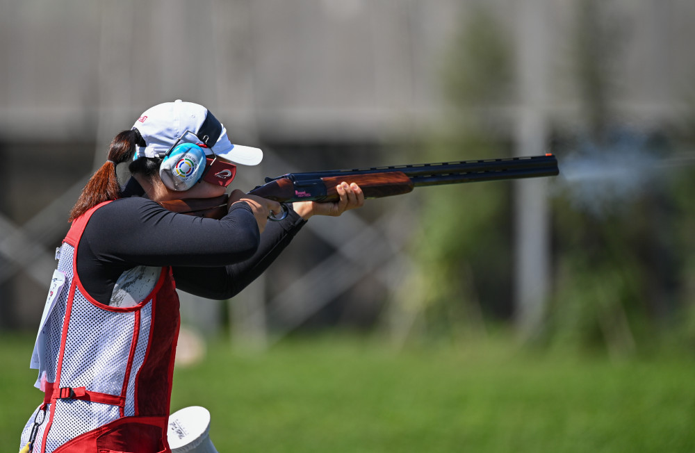 全运会射击女子飞碟多向赛况