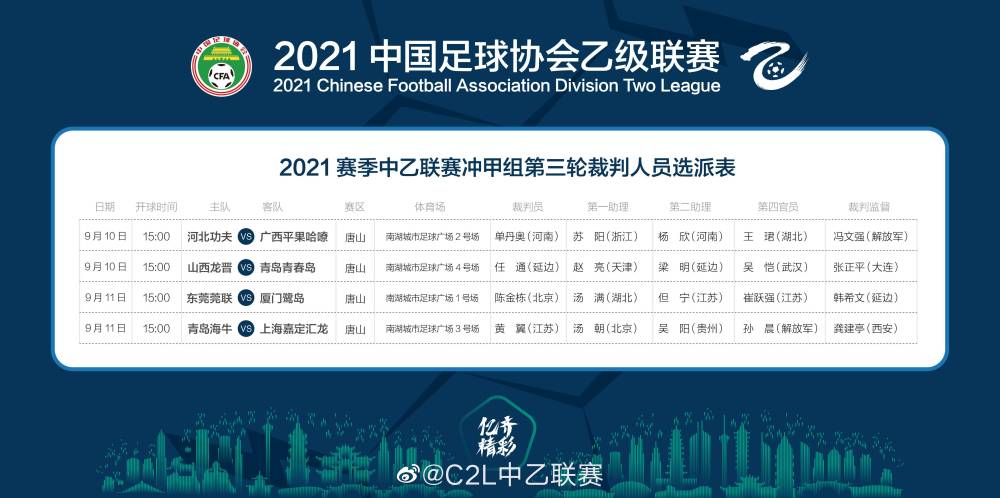 中乙联赛 中乙冲甲组：广西争3连胜，厦门盼首胜，中超裁判执法青岛战上海
