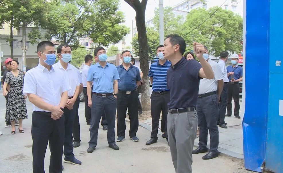 实事项目视察活动,聂良平,常尧阶,项红,李炜,傅雄飞,范祥英,叶万成