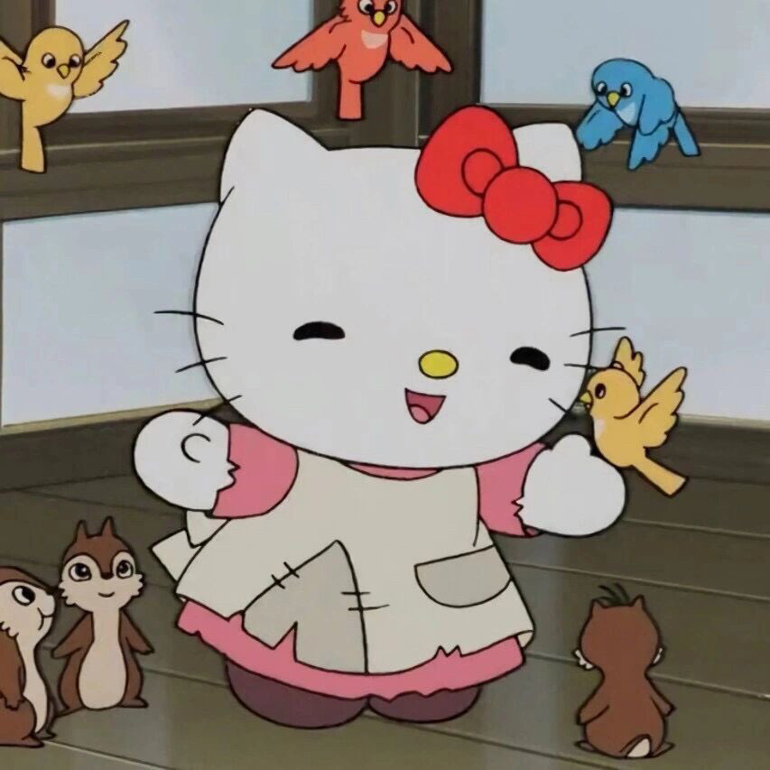 小复古hellokitty凯蒂猫头像