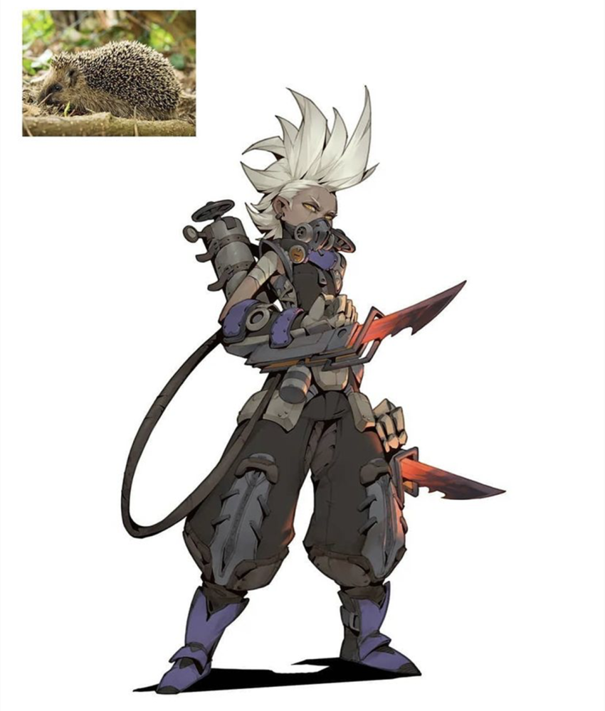 动漫的人物设计有很多种类型,不一定非要照着电影或者历史当中的人物