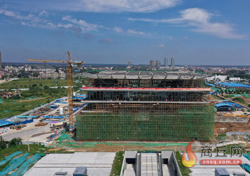 高铁"绿轴" 开始装修|绿轴广场|高铁|商丘|南门楼