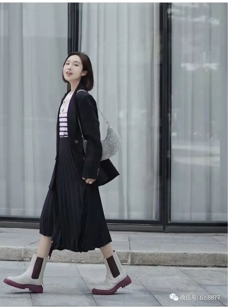 长裙半身裙配什么上衣和鞋子好看