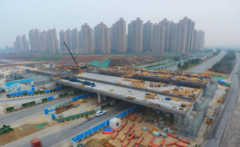网络配图正在建设的南北轴线南延段起于南内环与东内环交叉处,向南下