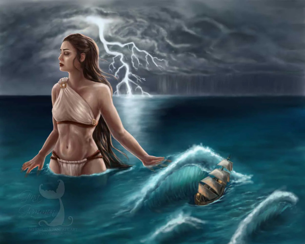 卡吕普索,在希腊神话中,她是奥杰吉厄岛的女巫,是巨人阿特拉斯的女儿.