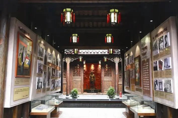 丁玲故居内.李龙 摄蒋家村精品特色民宿.