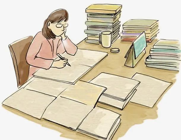 见过老师布置作业的样子,但你一定没有见过ta深夜伏案批改作业的样子