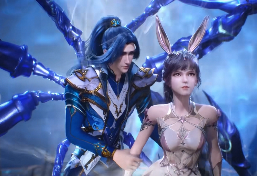 唐三的海神一考比其他人要难了很多,他要带着小舞穿越三百三十三阶