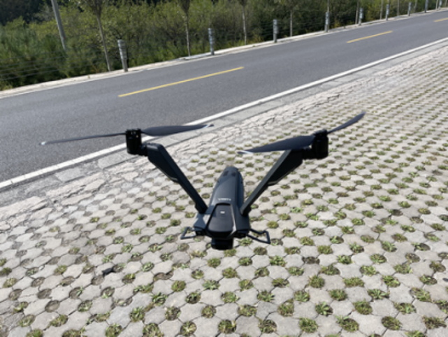 为科幻片迷打造的无人机 全球首款v型双旋翼无人机falcon上手体验