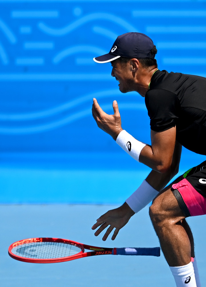 全运会网球男子单打天津队李喆夺冠