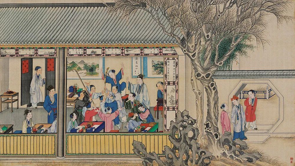 红楼梦教师节学童不知光阴贵结伙顽皮闹学堂