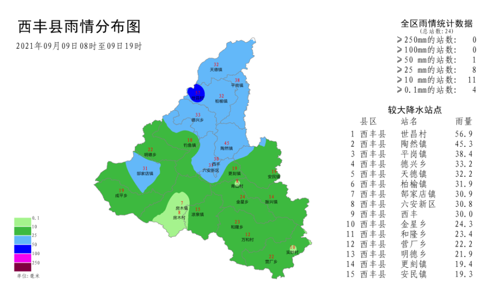 今天西丰雨最大的地方是这里气象台连续发布预警信号啥时候能停