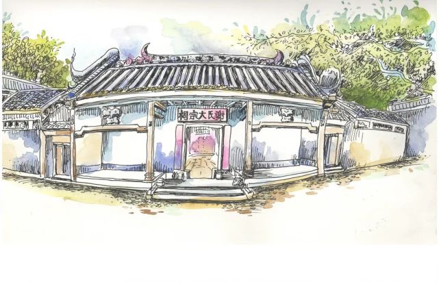 "广州农运不能忘掉谢家祠".北有农讲所,南有谢家祠.