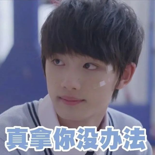 时代少年团丁程鑫表情包:好困,完全不想起