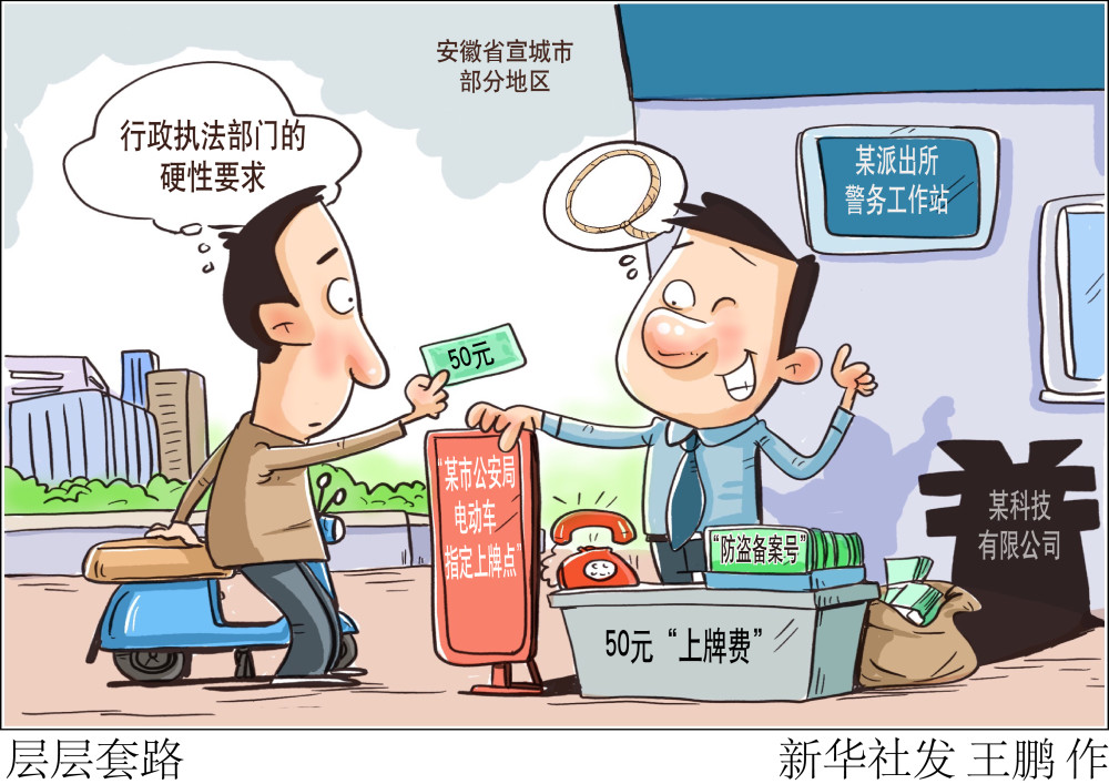 (图表·漫画)【国务院大督查在行动】层层套路