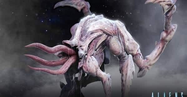 fps《异形:火力小队》敌人主视觉图 合成人与变异体