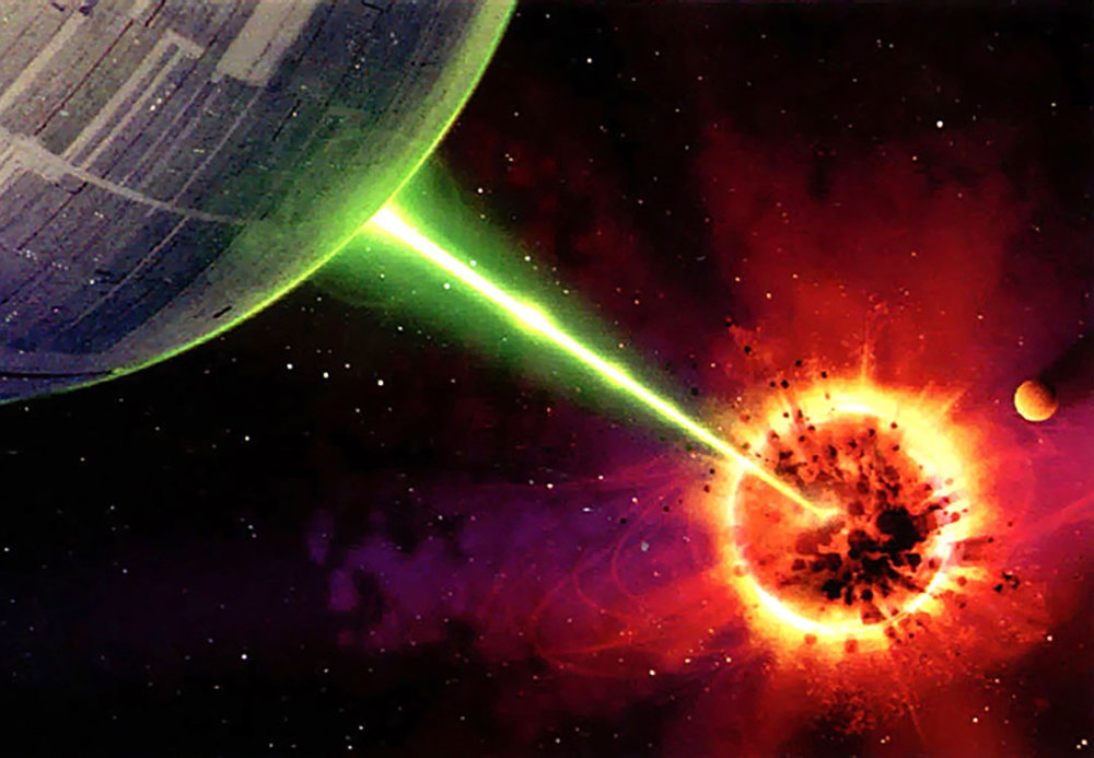 8亿光年外,死星引爆恒星,"光粒"的黑暗森林打击?