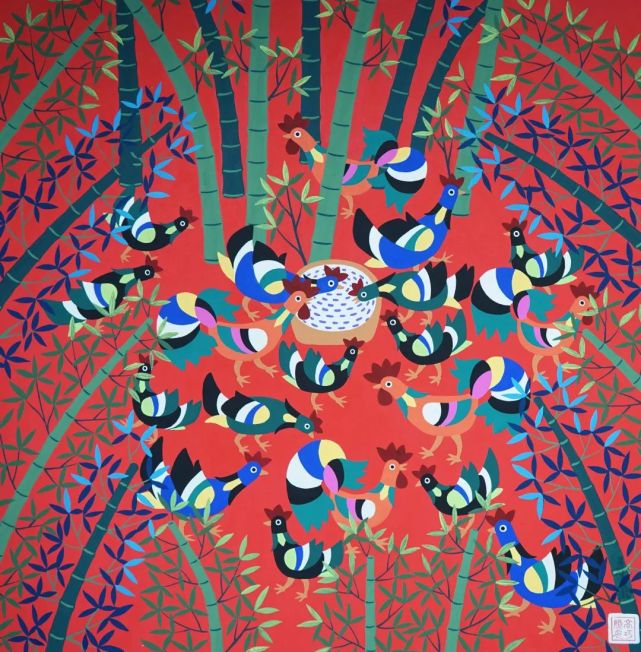 21幅金山农民画入展这个民间艺术成果展你千万别错过