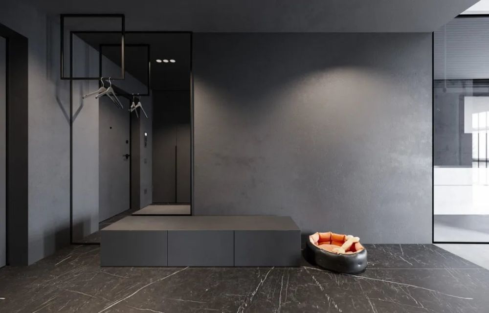 100㎡灰色空间设计