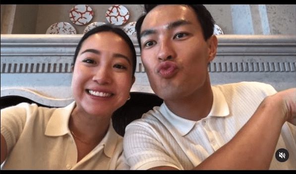 9月9日是演员杨佑宁与圈外妻子melinda结婚一周年纪念日,melinda在