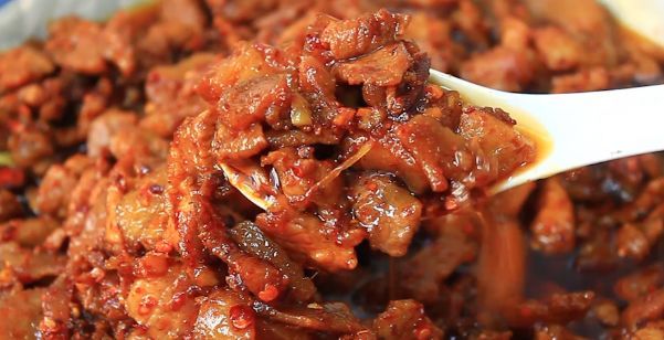 这才是陕西宝鸡臊子肉的正确做法,拌面夹馍真香,放半年也不会坏