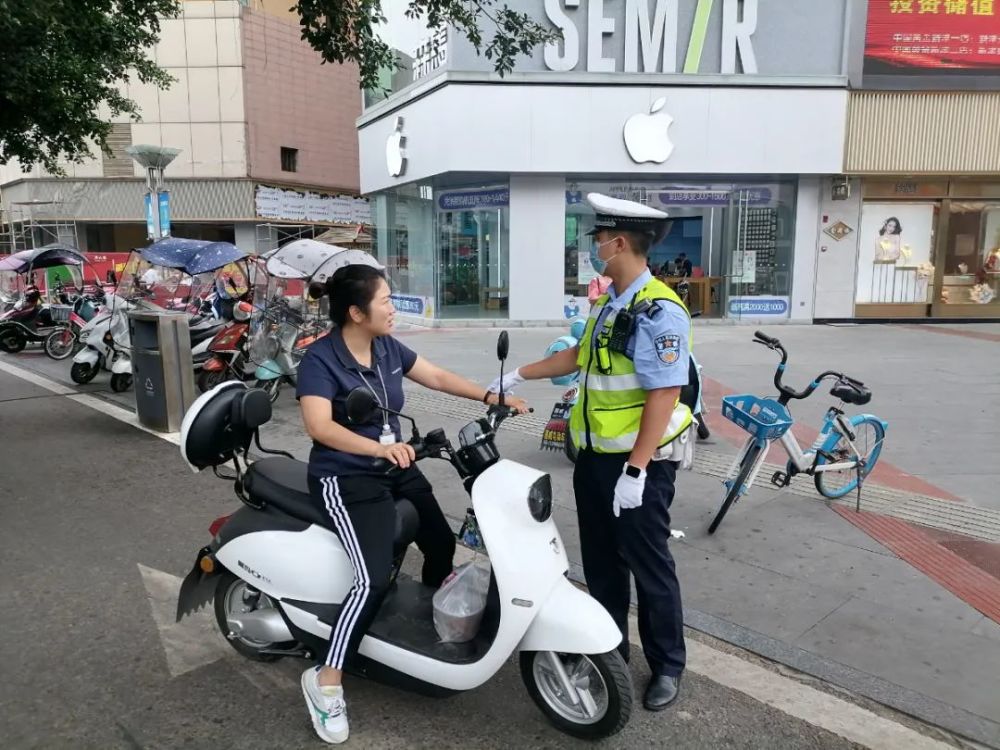 新津公安持续开展非机动车专项整治行动