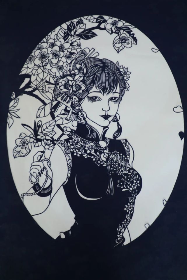 指尖艺术传统剪纸的时尚进化论