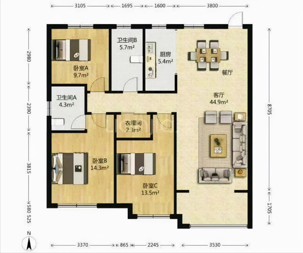 建筑学家:户型满足3个条件,恭喜买到好户型