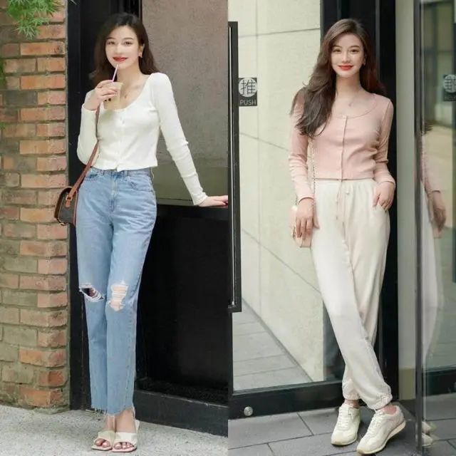 短版上衣怎么搭配?超爱的短款上衣穿搭法,让你完美零死角