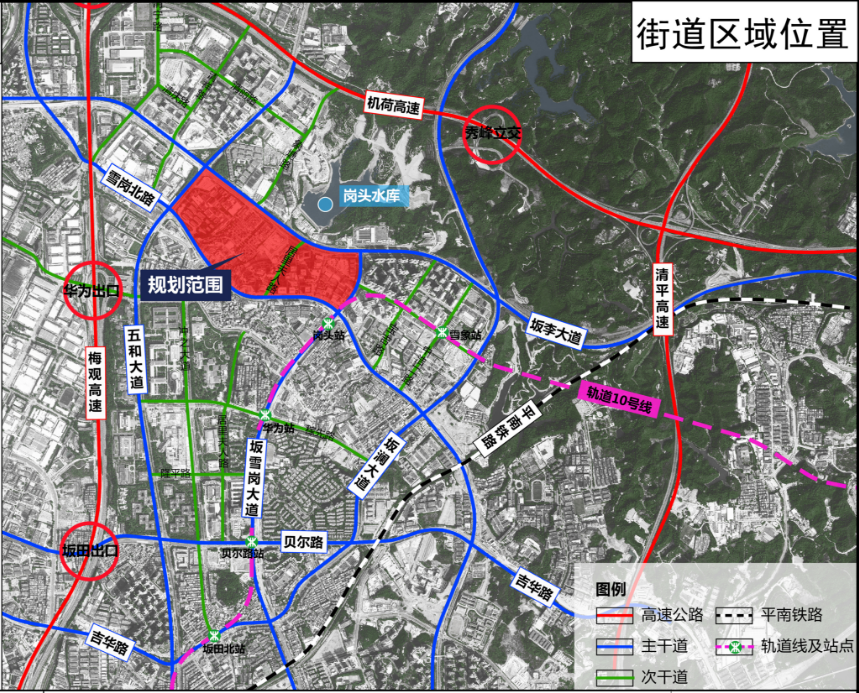 龙岗区坂田街道天安岗头城市更新单元规划于2012年8月经原深圳市规划