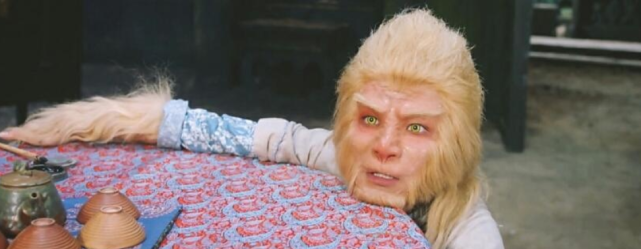 《大话西游之爱你一万年》,黄子韬饰演至尊宝,他饰演的是六耳猕猴,和