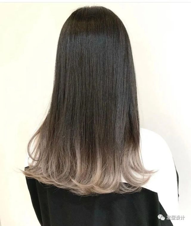 渐变发尾染,好迷人.