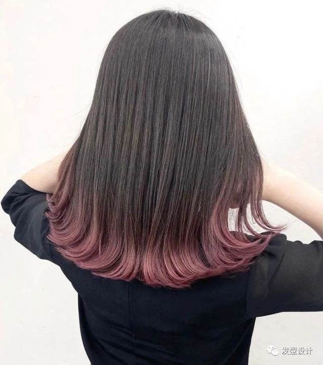 渐变发尾染,好迷人.